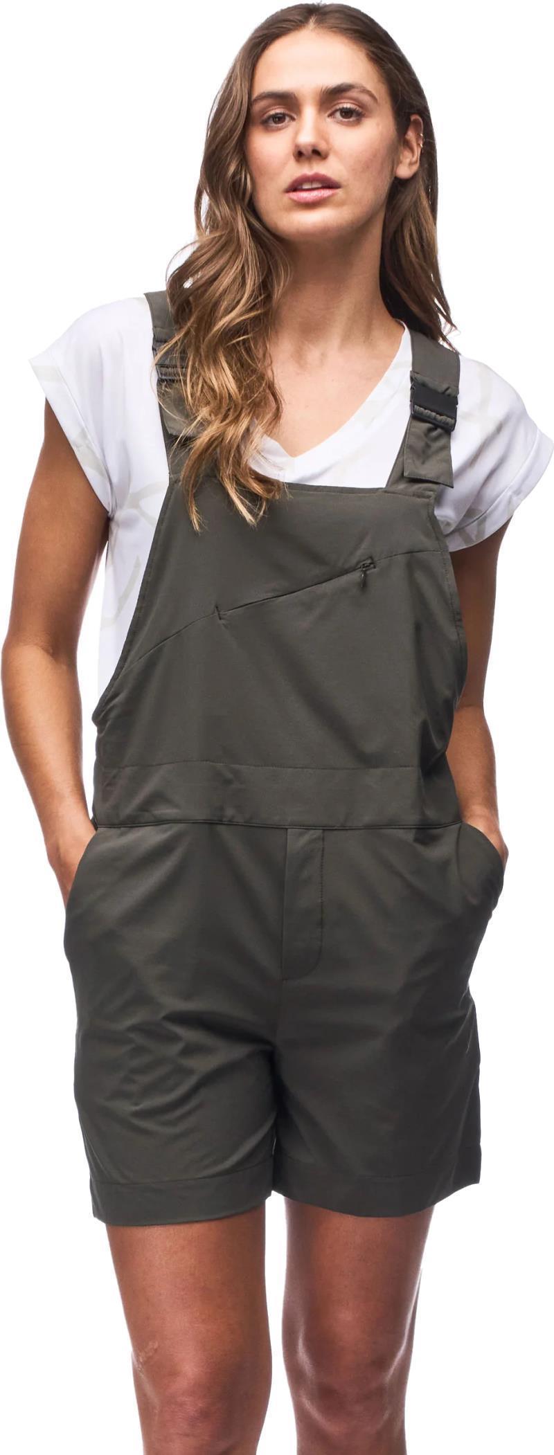 Arin Short Overalls - Womens - Night Owl 1