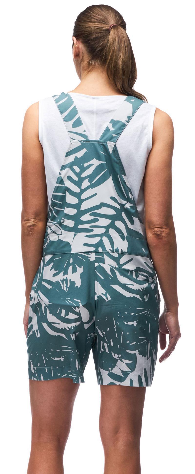 Arin Short Overalls - Womens - Pond Botanical Print 3