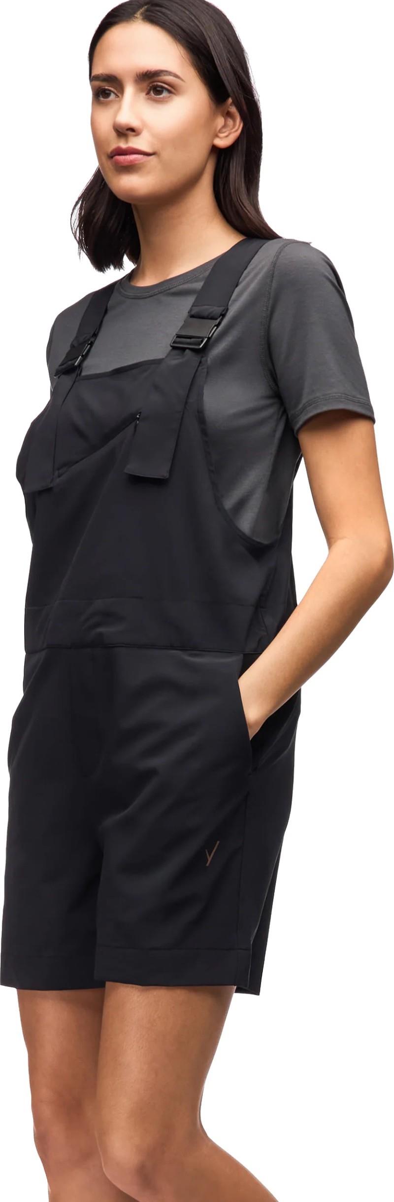 Arin Short Overalls - Womens - black 1
