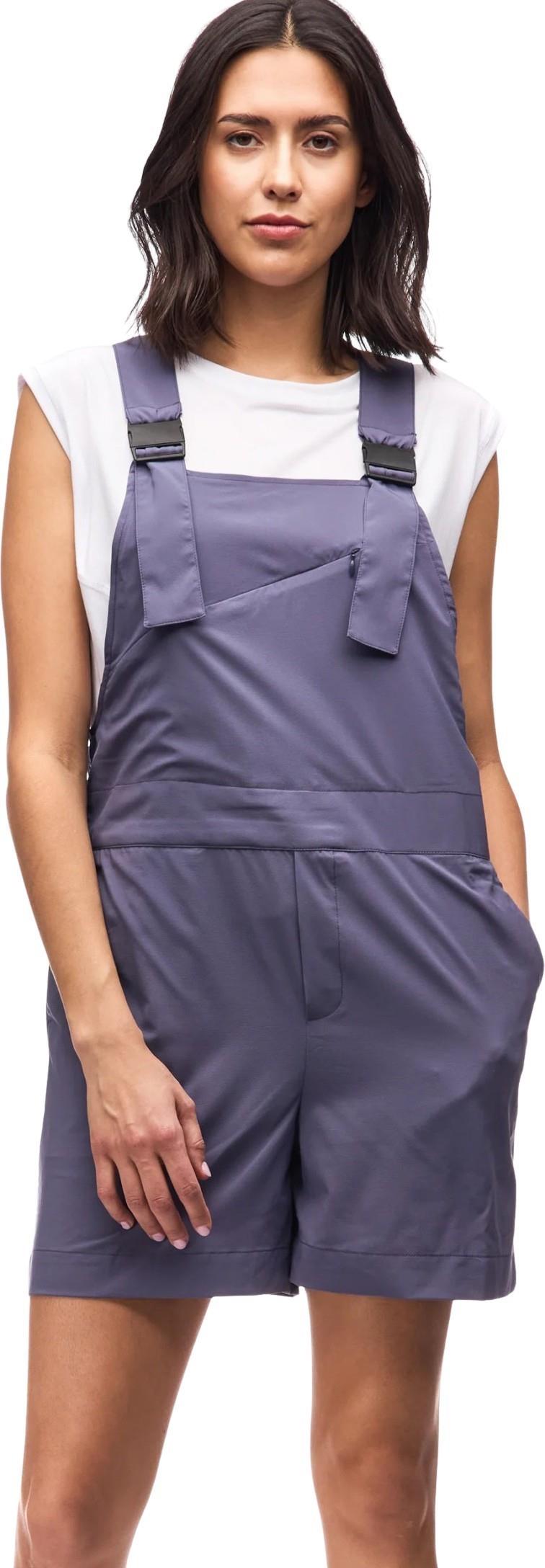 Arin Short Overalls - Womens - evening sky 1