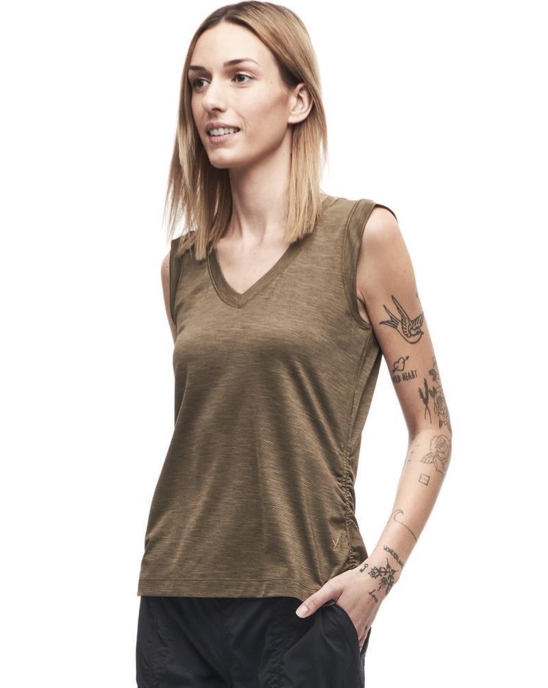 Astrid II Sleeveless Shirt - Womens - Dark Topaz 2