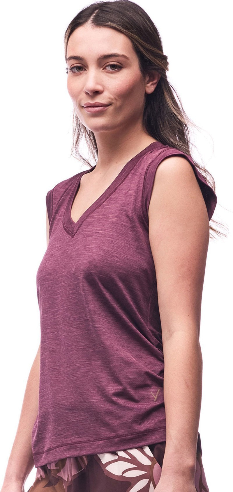Astrid II Sleeveless Top - Womens - burgundy 1