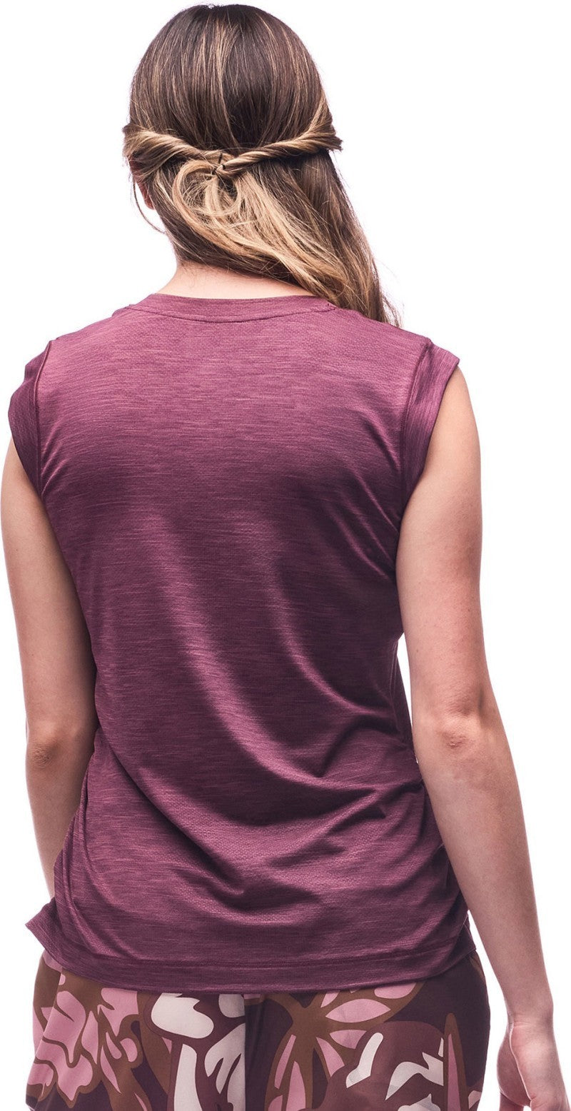 Astrid II Sleeveless Top - Womens - burgundy 1