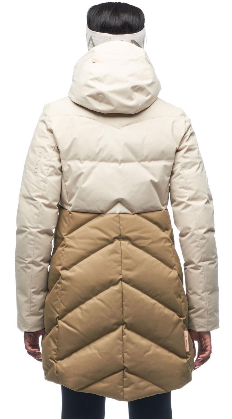 Ayaba III Mid Down Jacket - Womens - Flax / Tatou CB 2