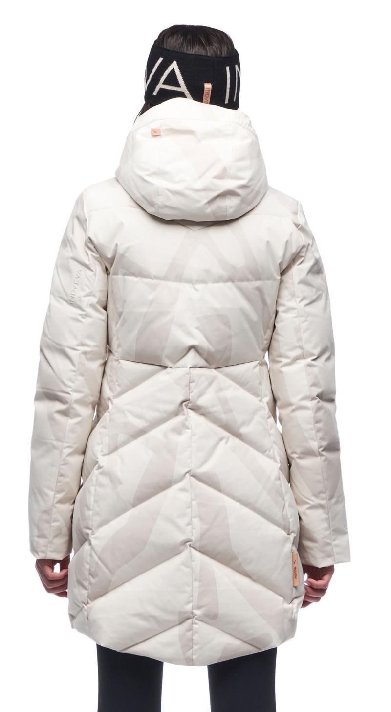 Ayaba III Mid Down Jacket - Womens - Rain Taproot Print 2
