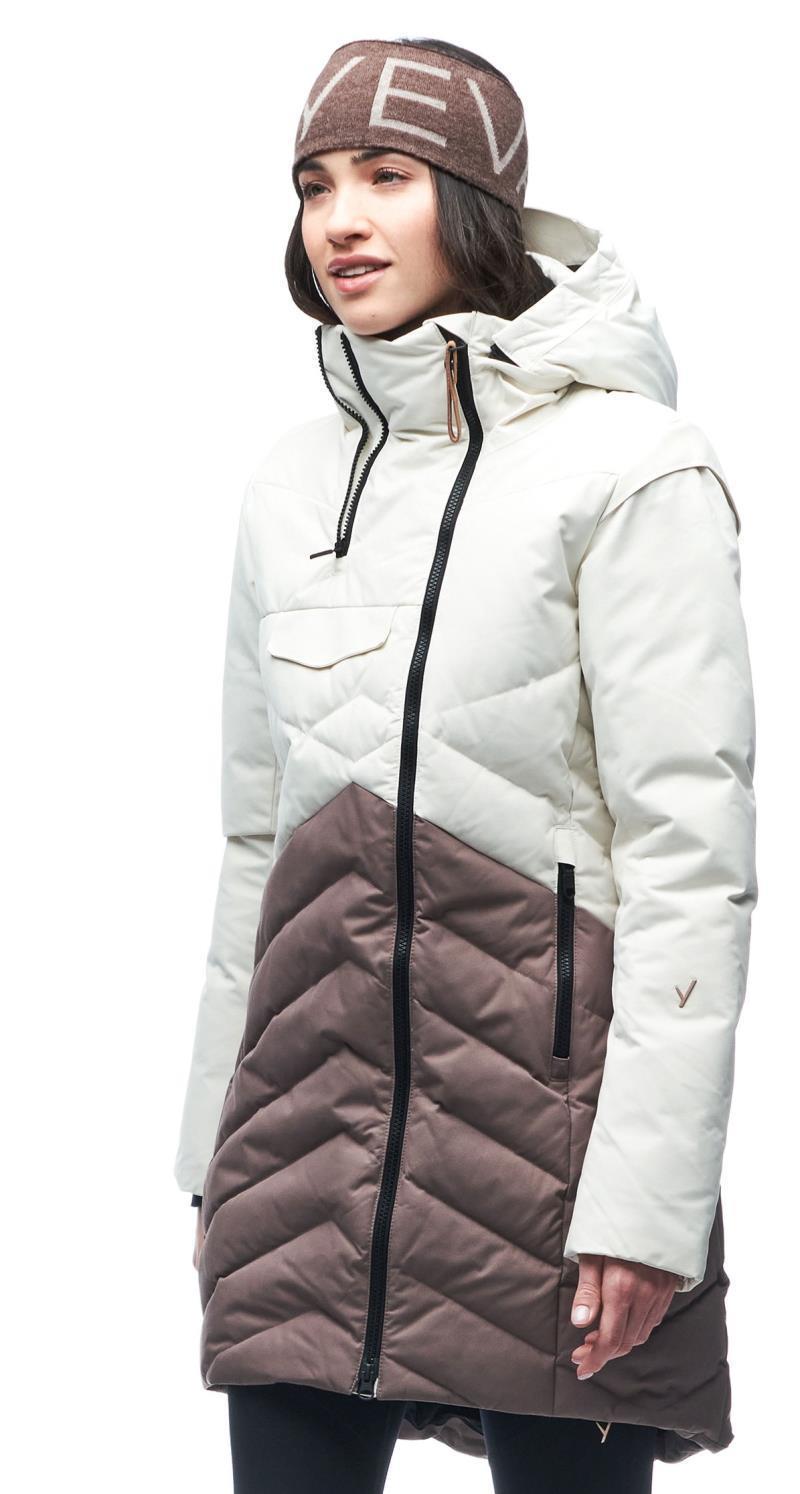 Ayaba II Jacket - Womens - Winter Cloud / Peppercorn CB 2