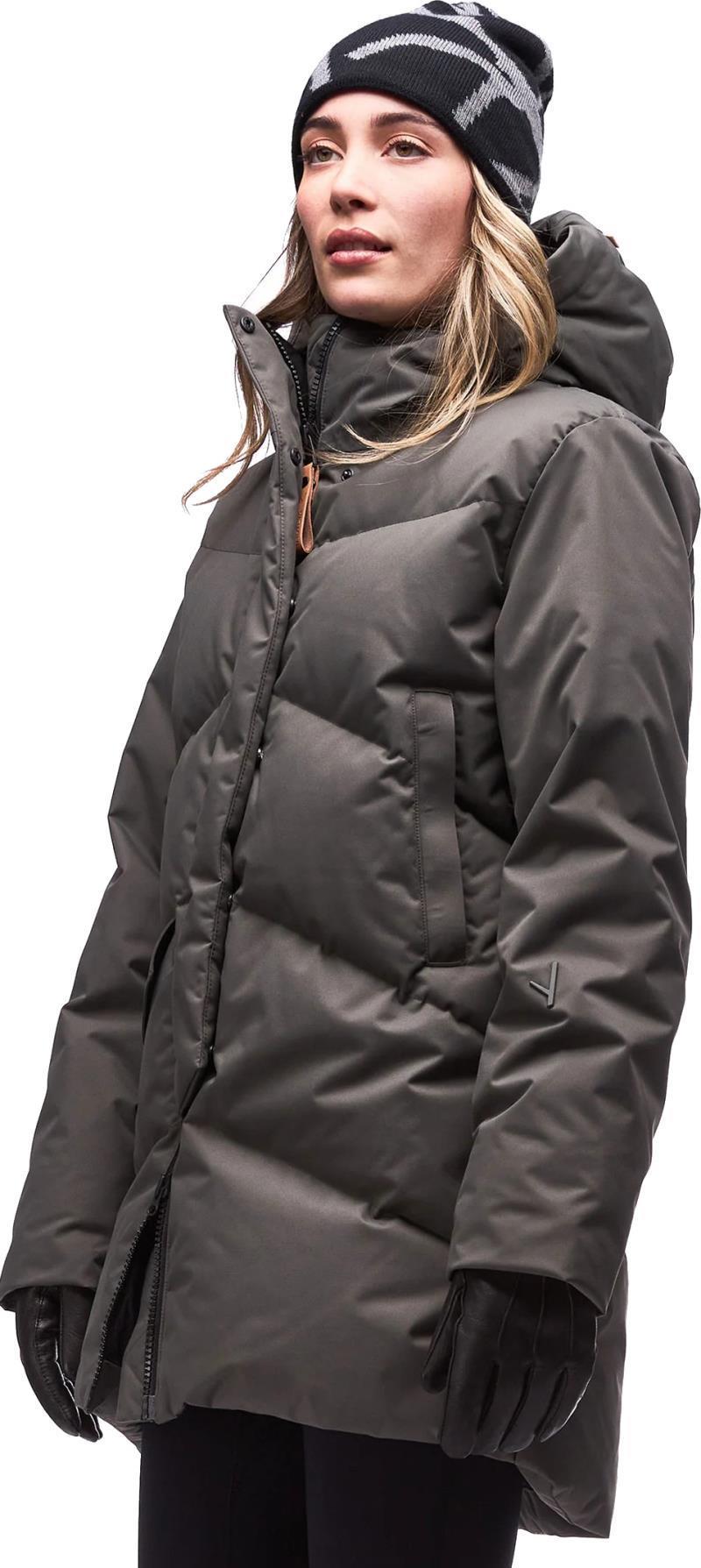 Ayaba Simplified Mid Down Jacket - Womens - cypress 1