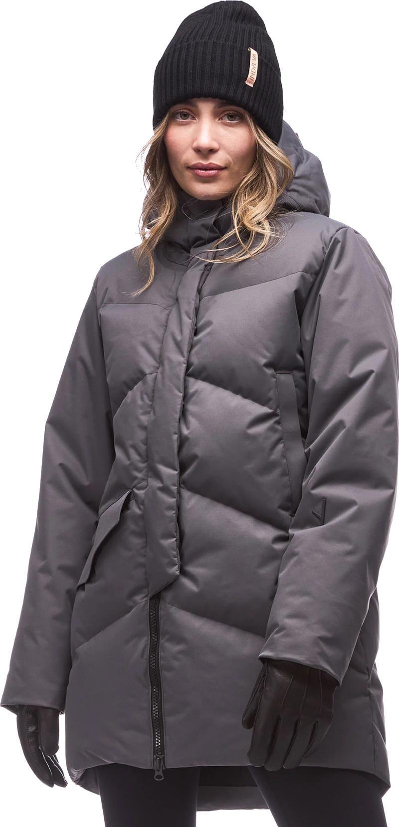 Ayaba Simplified Mid Down Jacket - Womens - storm sky 1