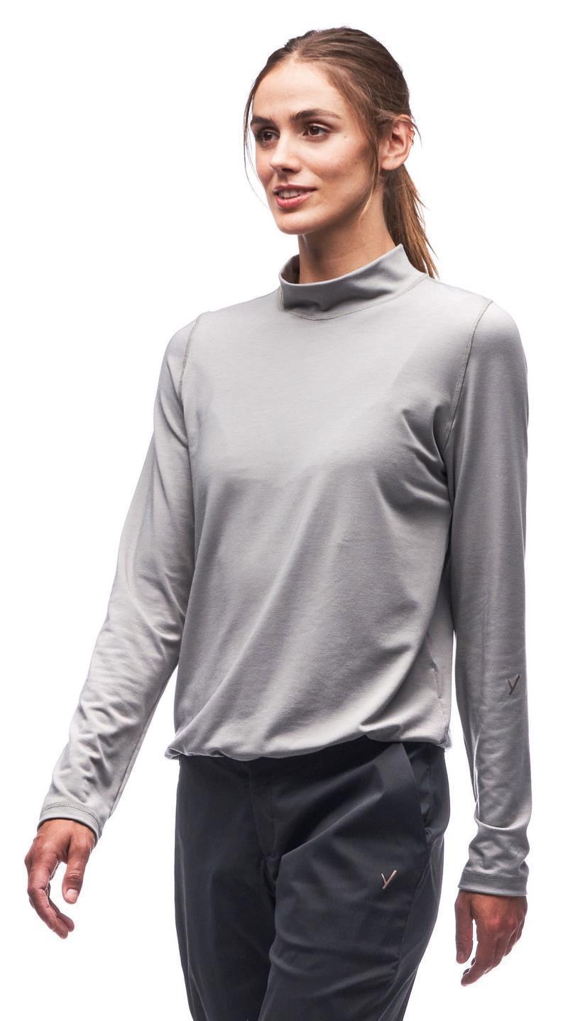 Baris LS Mock-Neck Sweater - Womens - Matcha 2