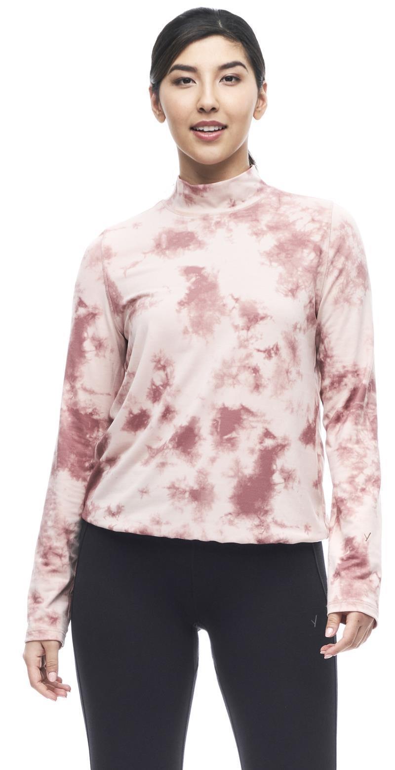 Baris LS Shirt - Womens - Antique Rose Tie Dye 1