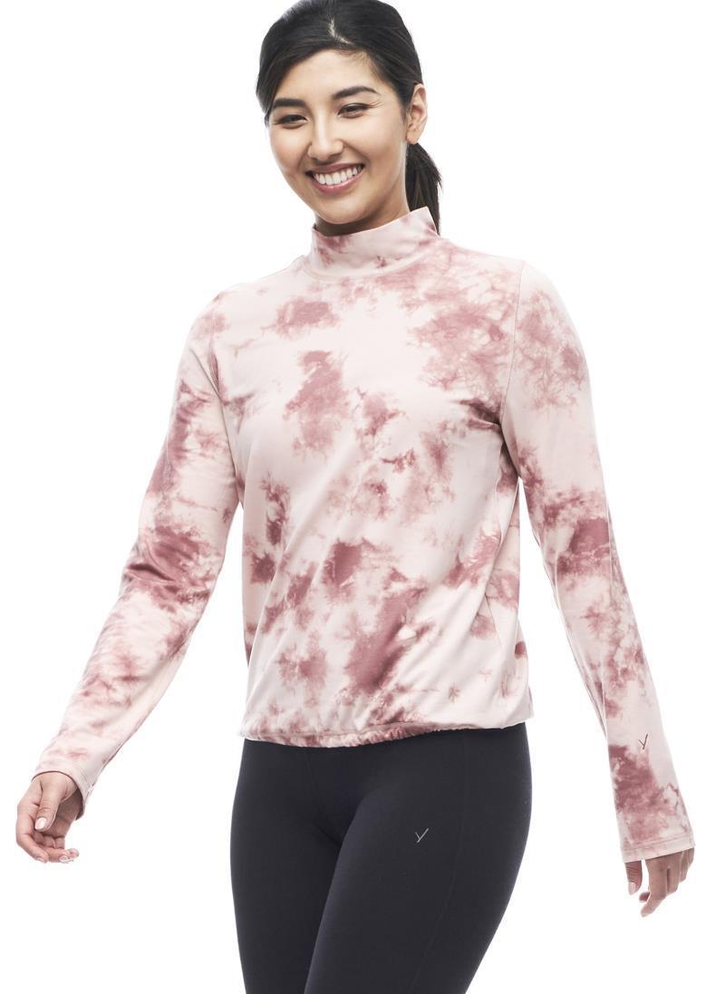 Baris LS Shirt - Womens - Antique Rose Tie Dye 3