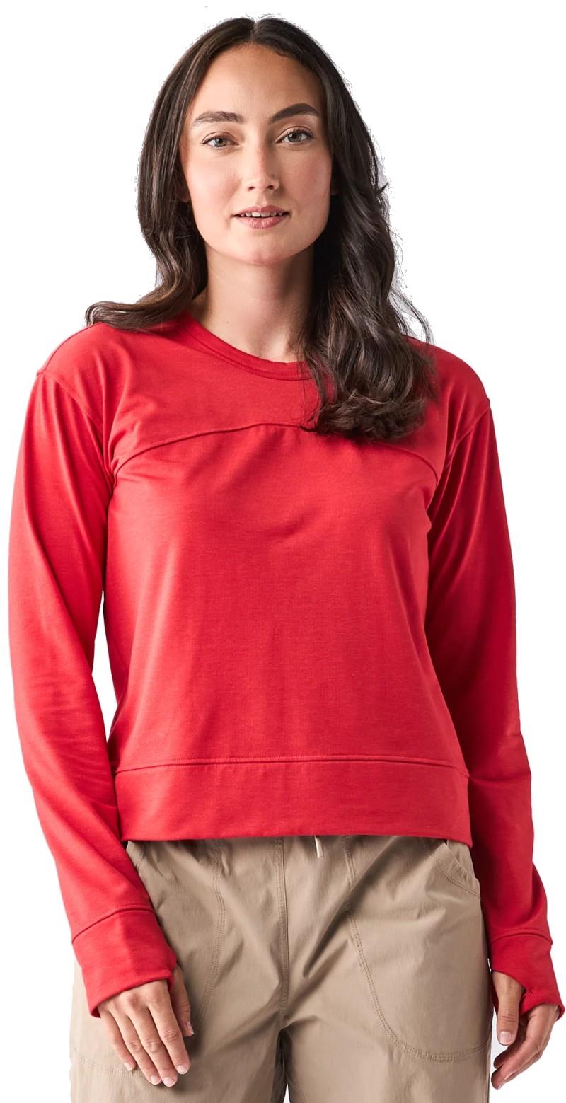 Belar Crewneck - Womens - tomato 1