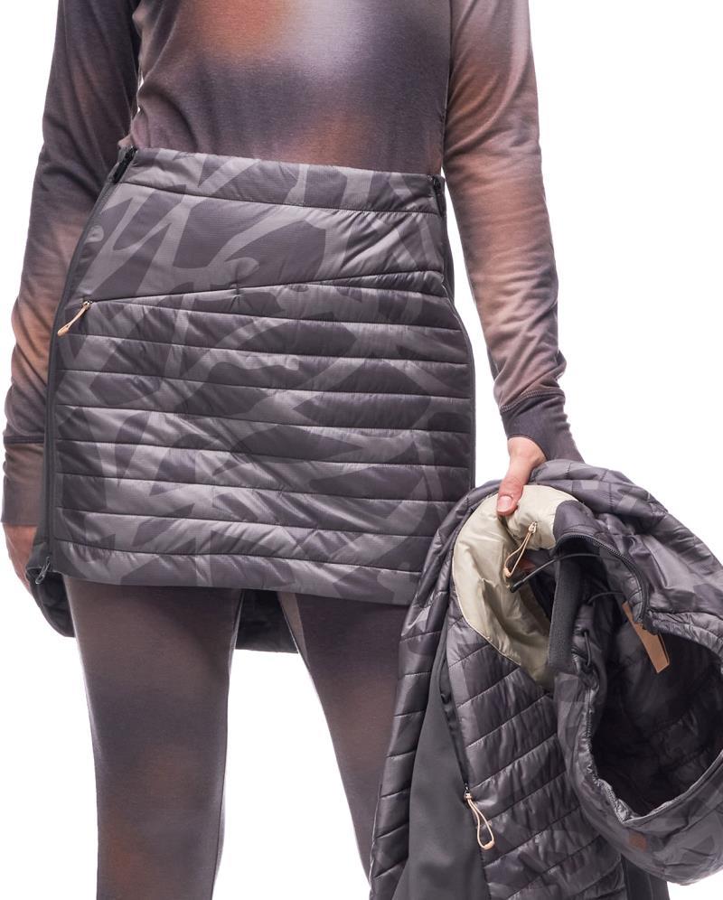 Boon II Light Insulated Skirt - Womens - zinc root / storm sky cb 1