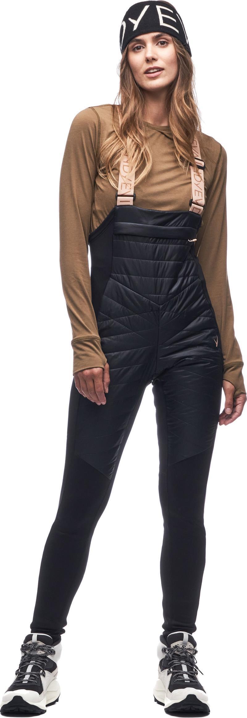 Boon Insulated Fleece Bibs - Womens - Black 3