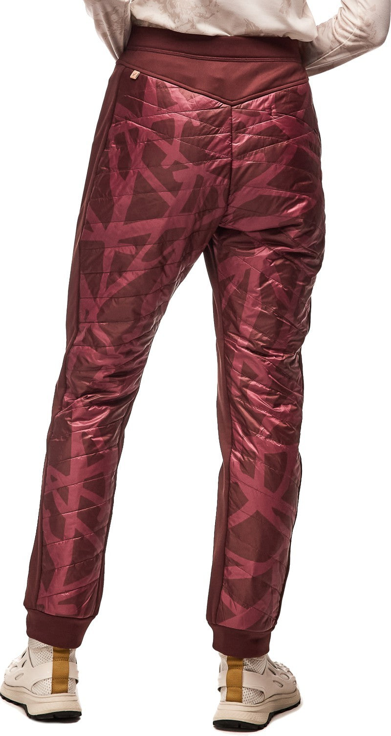 Boon Jogger Pant - Womens - dark bark root print 1