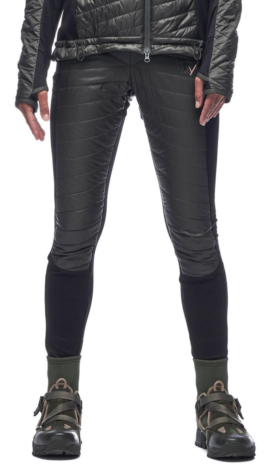 Boon Light Insulated Fleece Pants - Womens - Cypress / Black CB 1