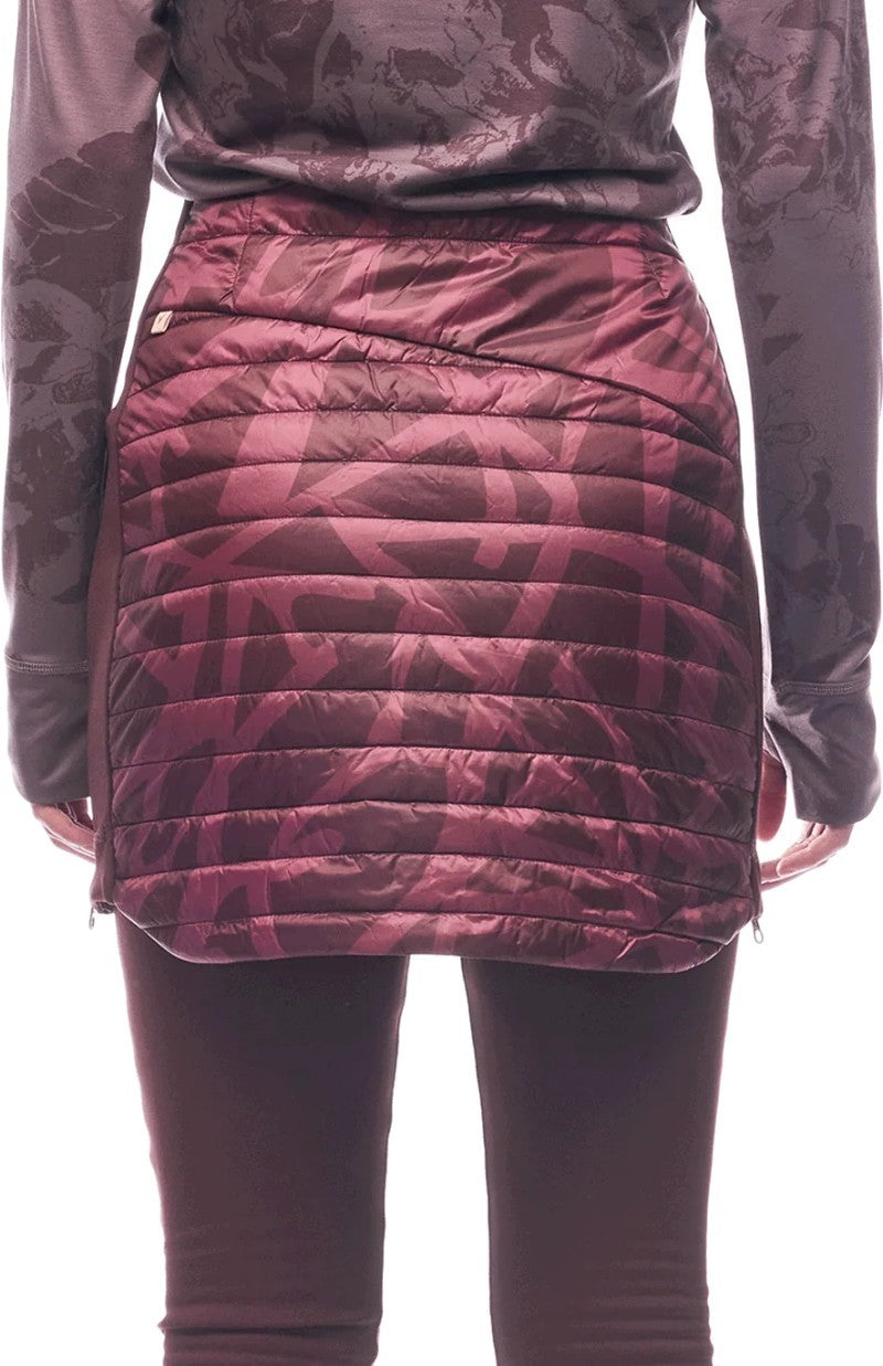 Boon Skirt III - Womens - dark bark root print 1
