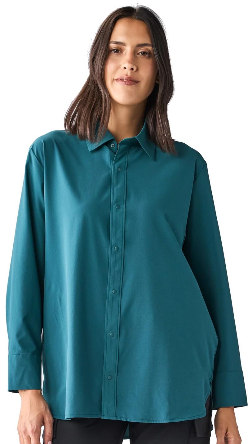 Breezy LS Button Up II - Womens - baltic 1