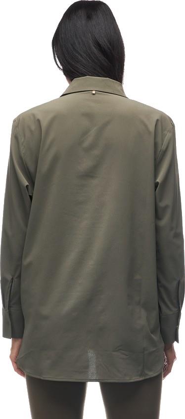 Breezy LS Button Up II - Womens - deep moss 1