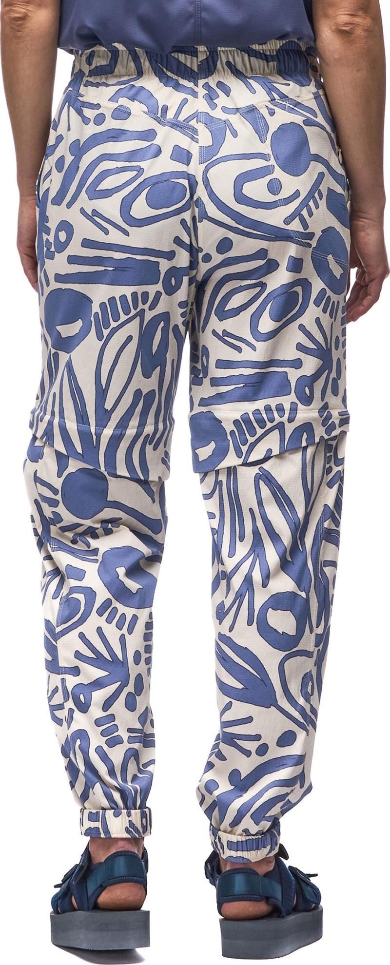 Cabrio Pants - Womens - summer blue cyclone print 1