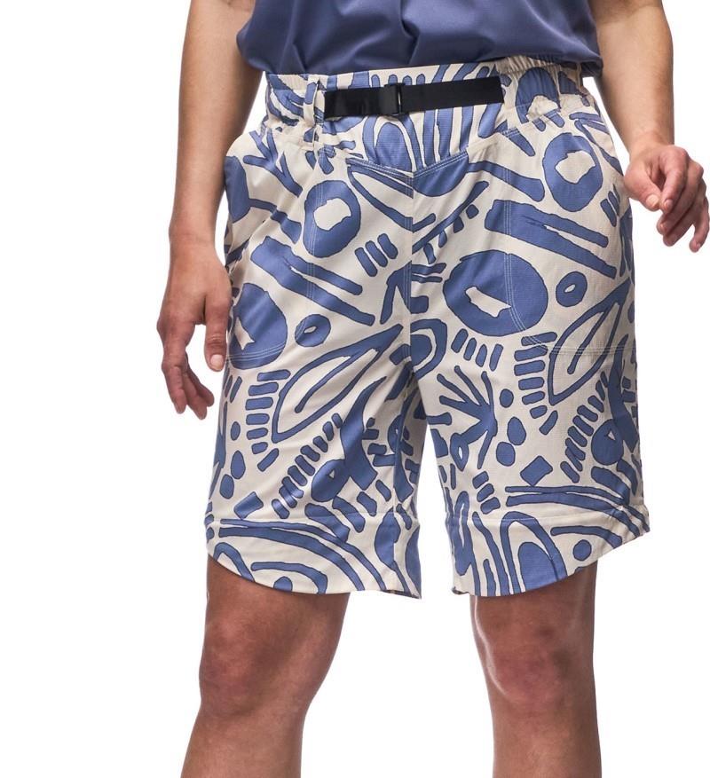 Cabrio Pants - Womens - summer blue cyclone print 1