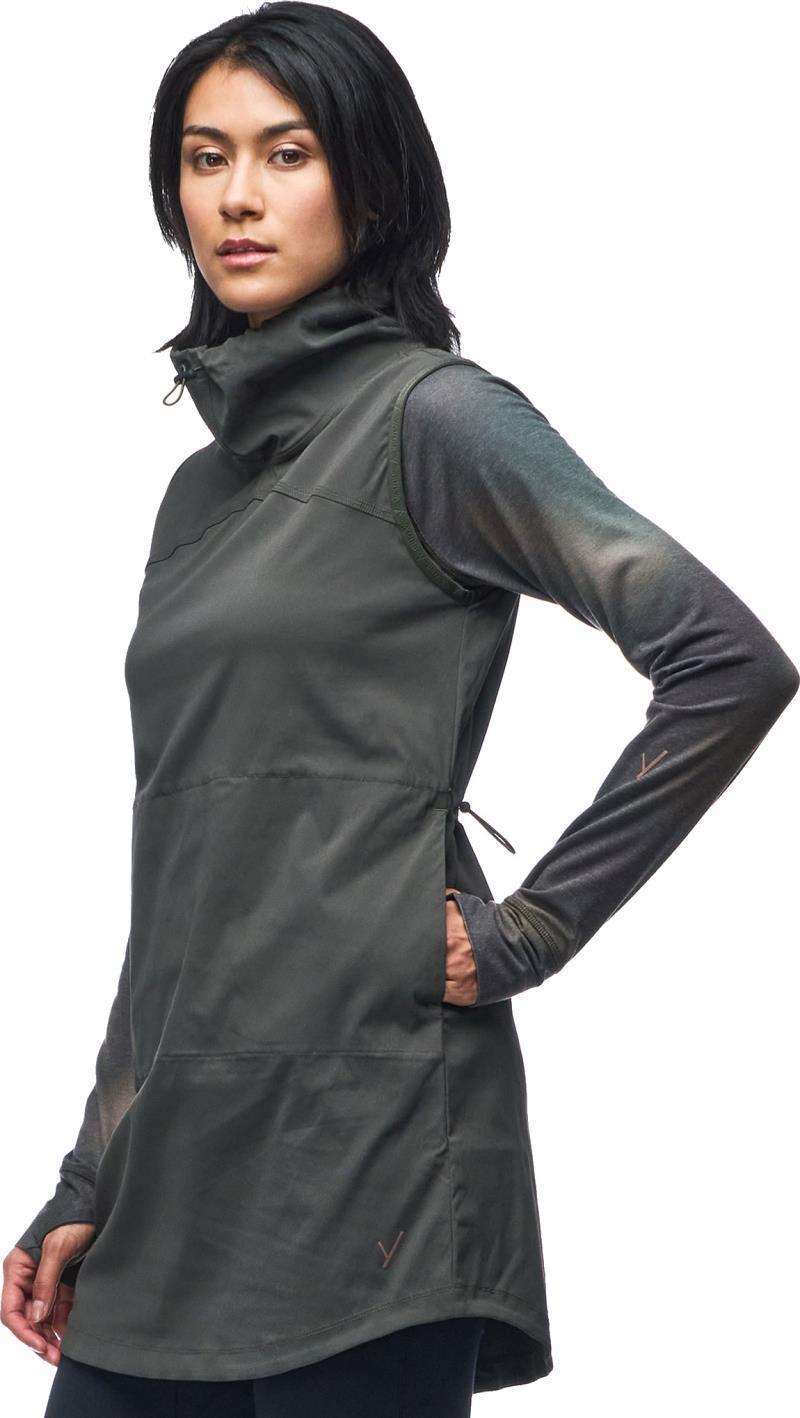 Cangur High Collar Tunic - Womens - Cypress 2