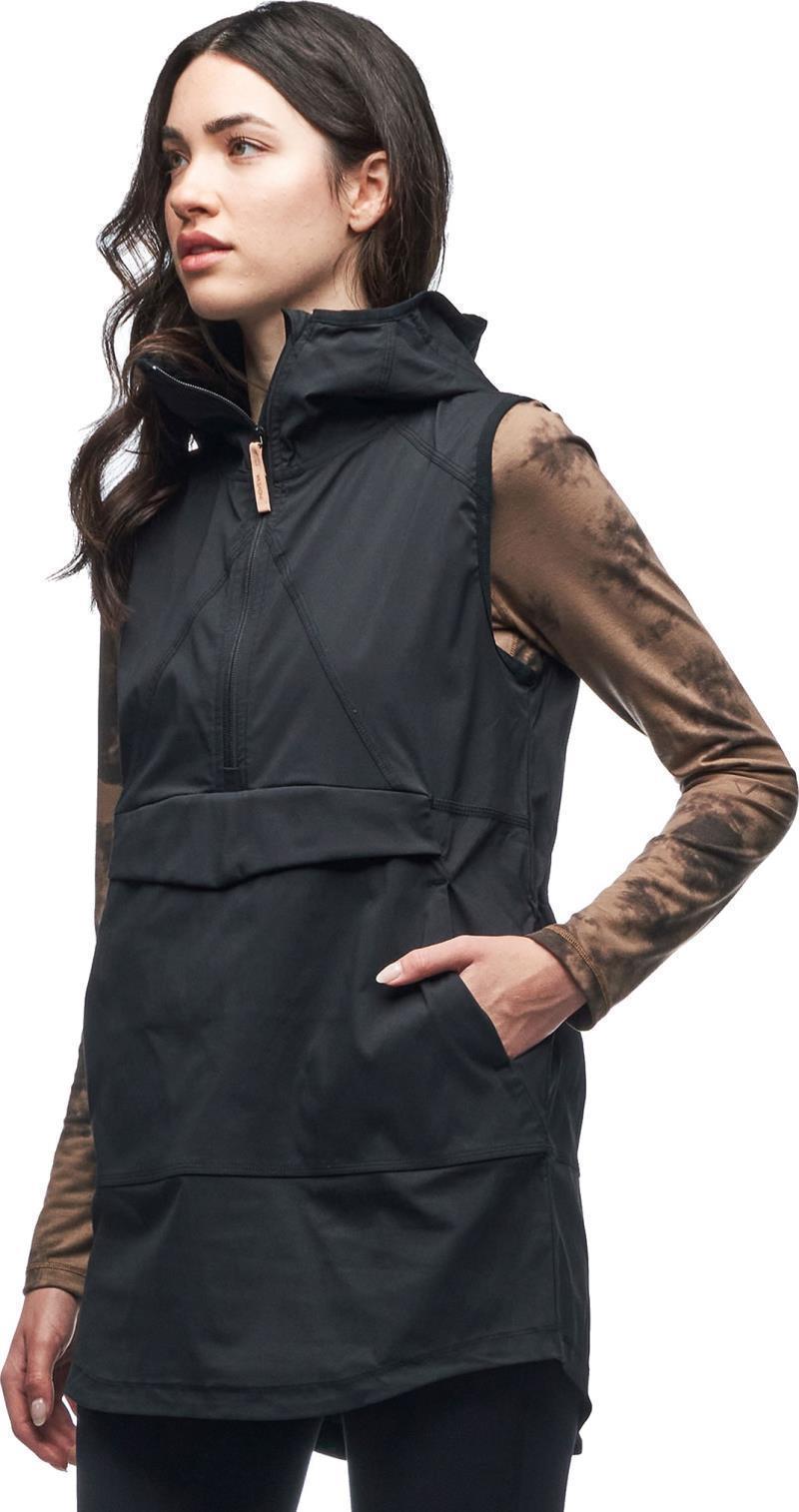 Cangur Hooded Vest - Womens - Black 2