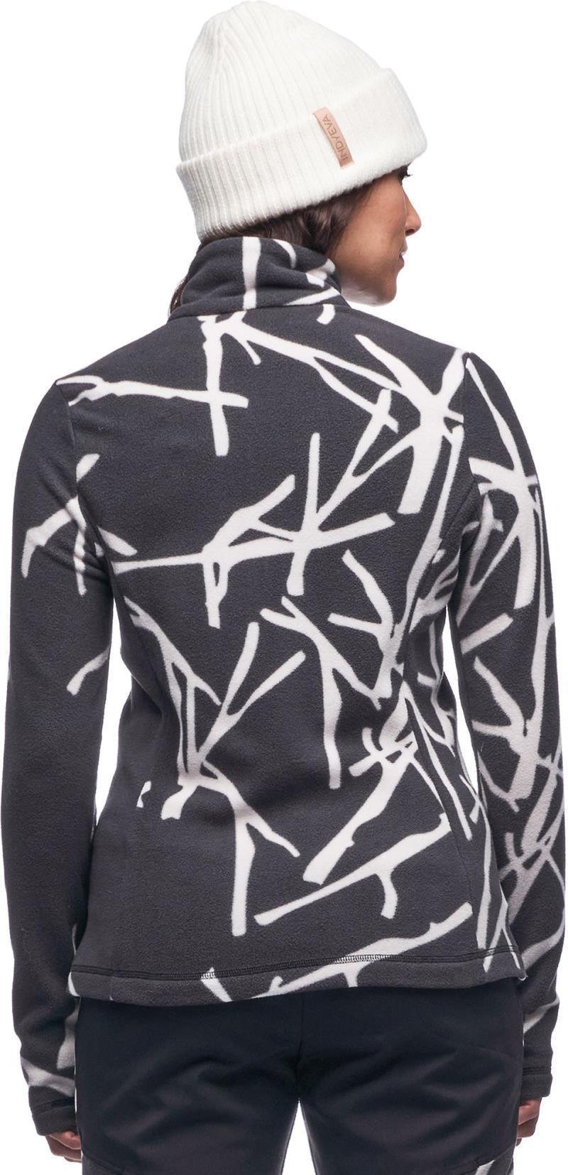 Comodo Fleece Full Zip - Womens - Mercure Branch Print 3