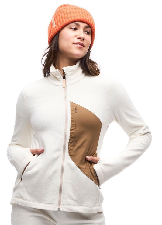 Comodo Full-Zip Fleece Vest - Womens - Ecume 1