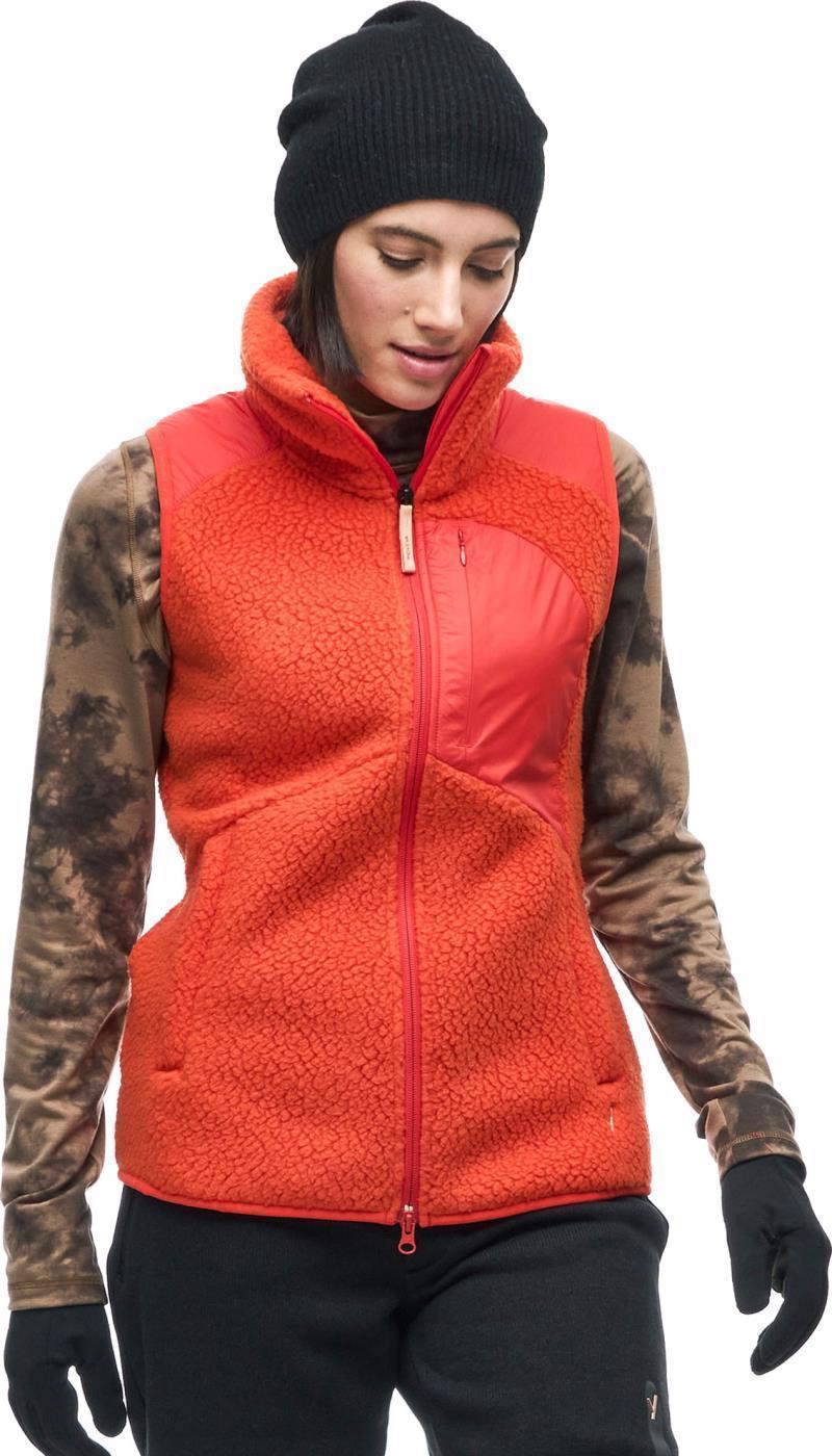 Cordero Full-Zip Sleeveless Vest - Womens - Fire 2
