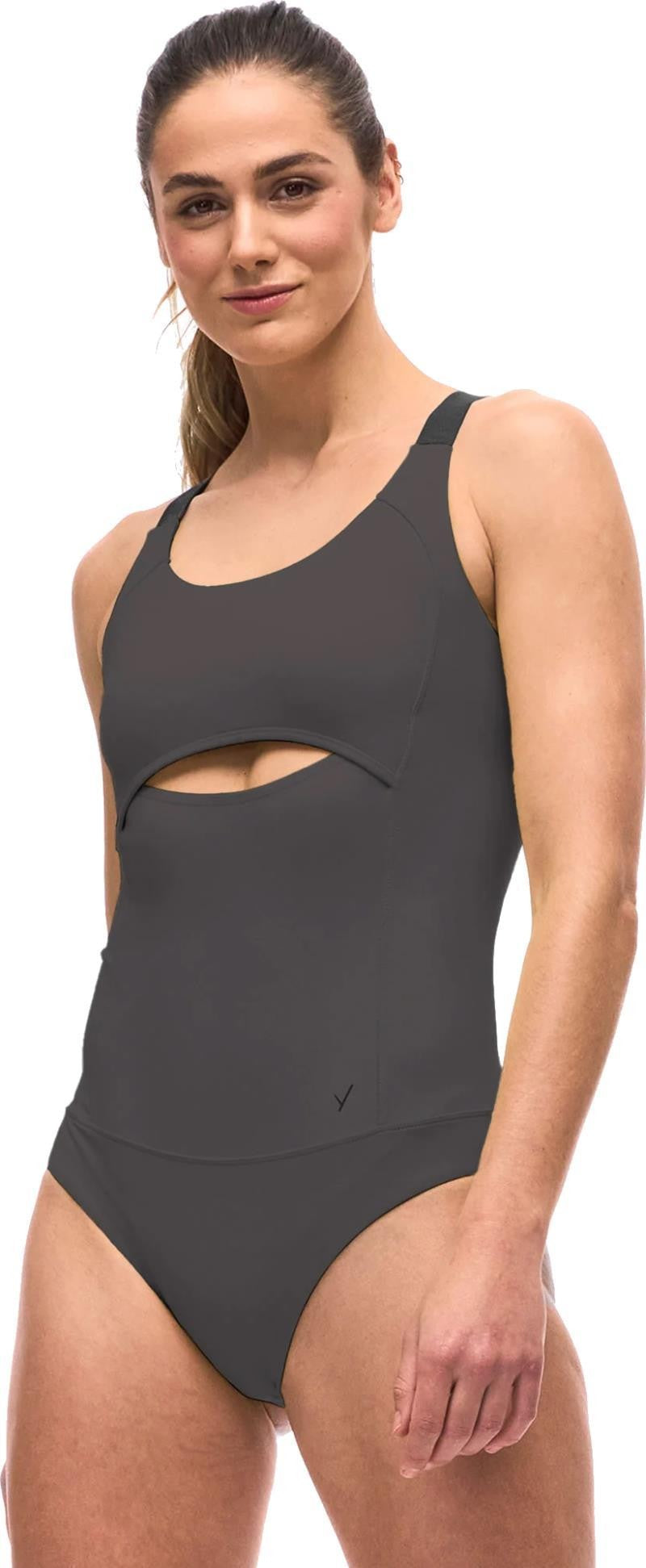 Delfino II Swim Suit - Womens - hematite 1