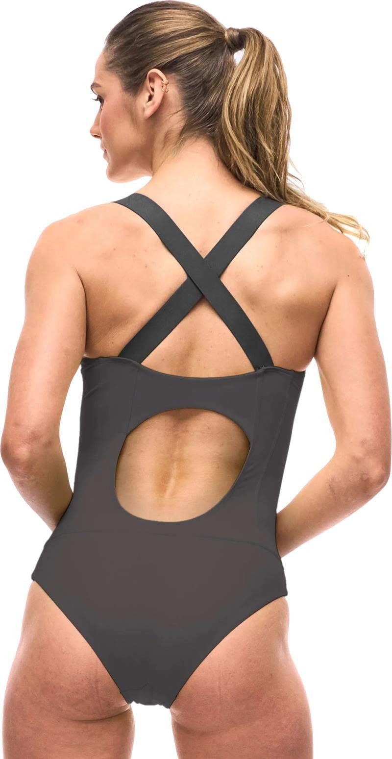 Delfino II Swim Suit - Womens - hematite 1