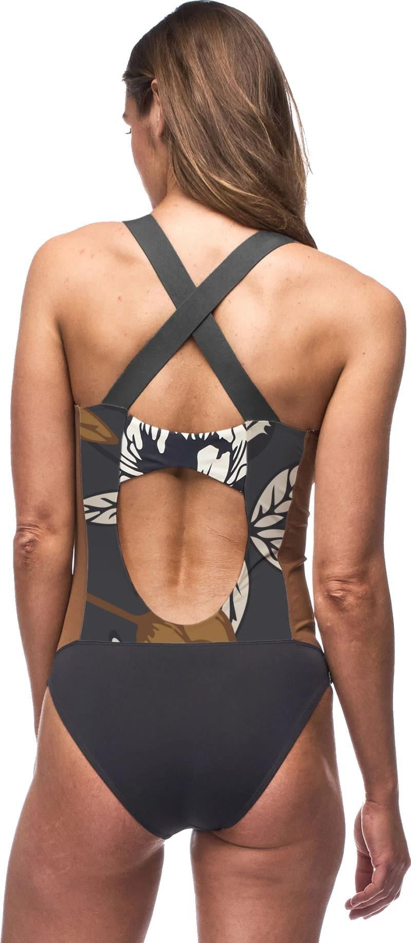 Delfino II Swim Suit - Womens - hematite cb pe 1