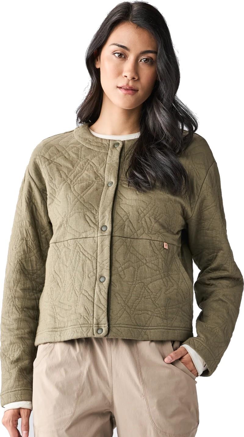 Desen Cardigan - Womens - deep moss 1