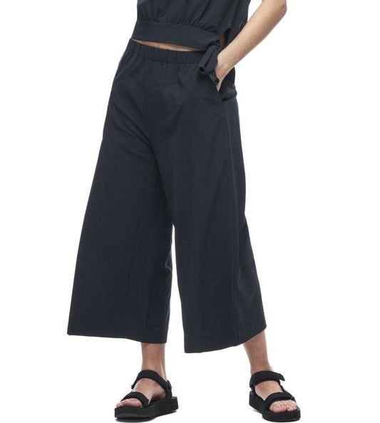 Epesi Light Woven Wide Leg Pants - Womens - Black 1