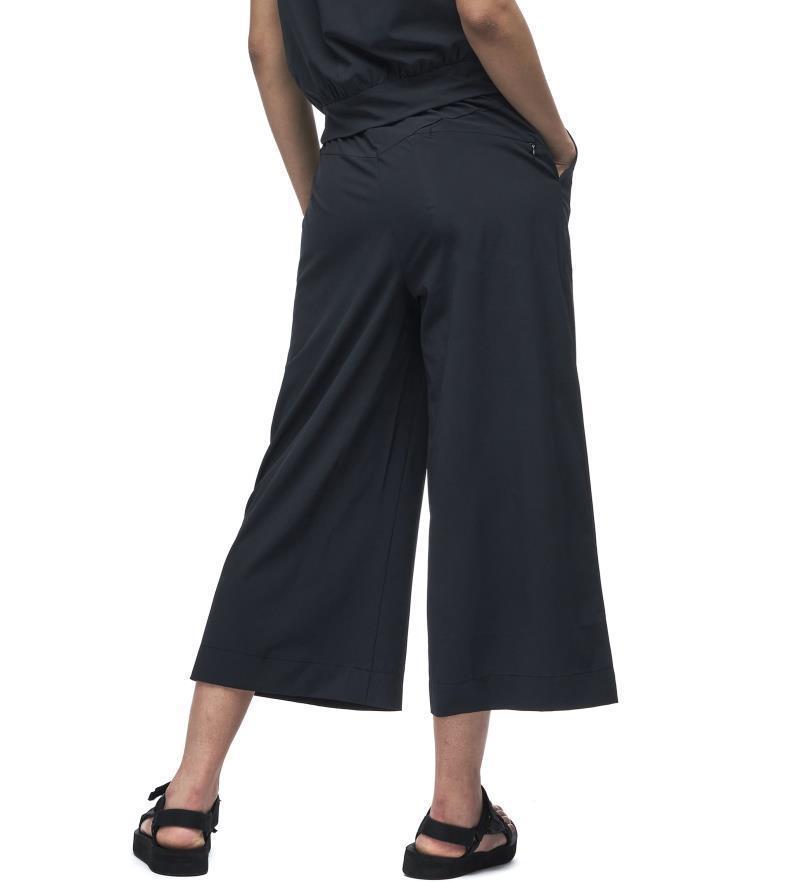Epesi Light Woven Wide Leg Pants - Womens - Black 3