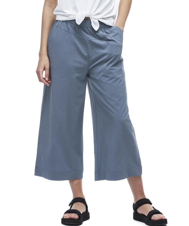 Epesi Light Woven Wide Leg Pants - Womens - Prussian 1