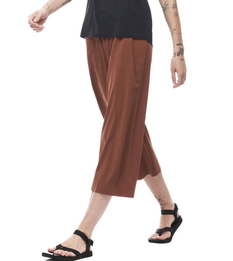 Epesi Light Woven Wide Leg Pants - Womens - Tortoise 2