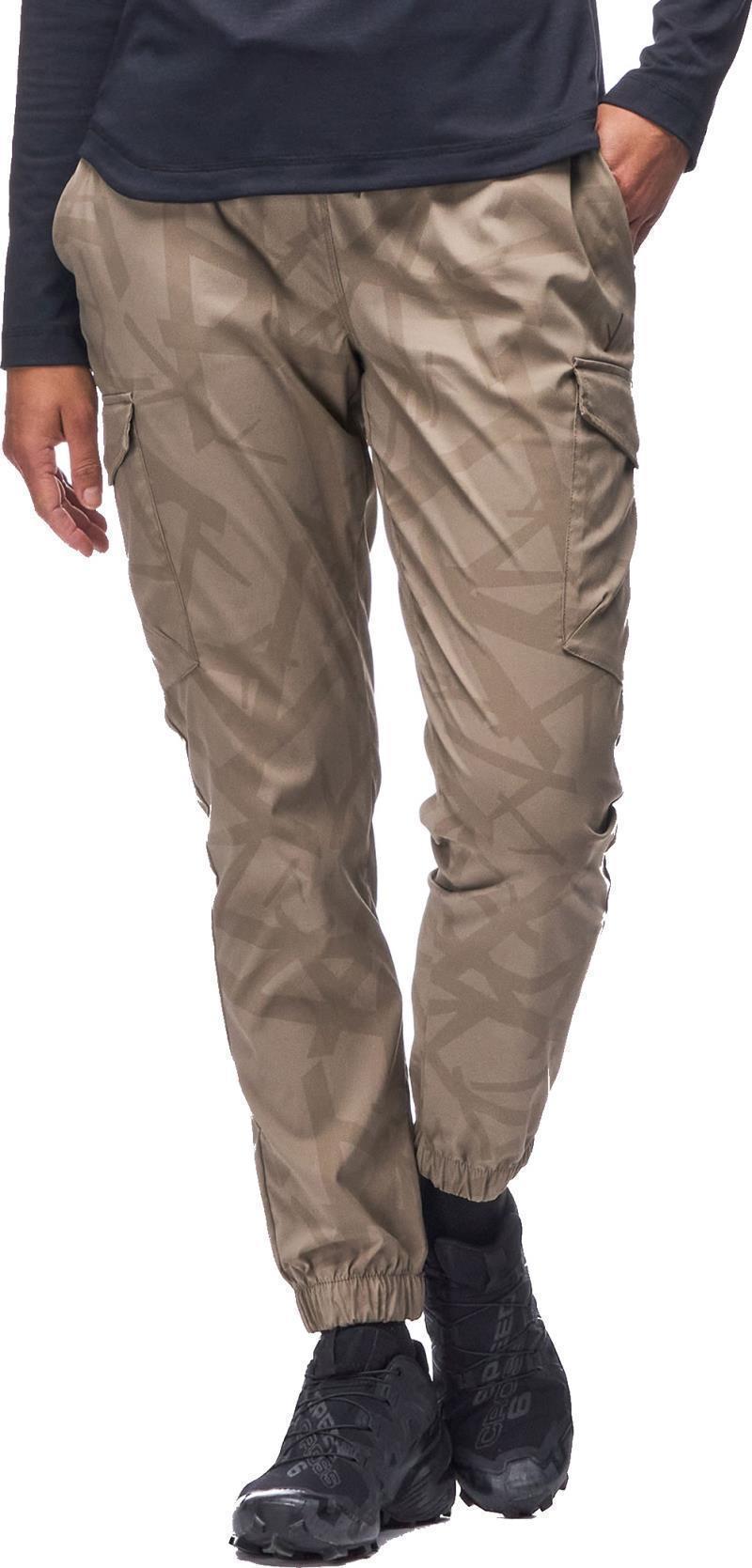 Estirada HV Slim Cargo Pants - Womens - Driftwood Y Print 1