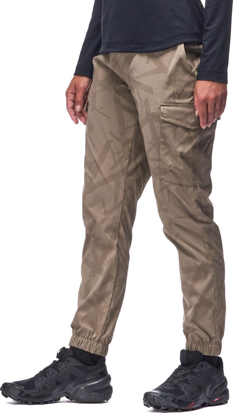 Estirada HV Slim Cargo Pants - Womens - Driftwood Y Print 2