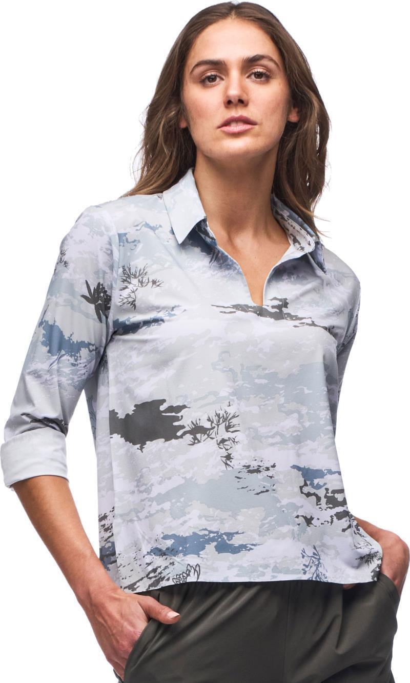 FrIVola Light LS Shirt - Womens - Pond Water Print 1