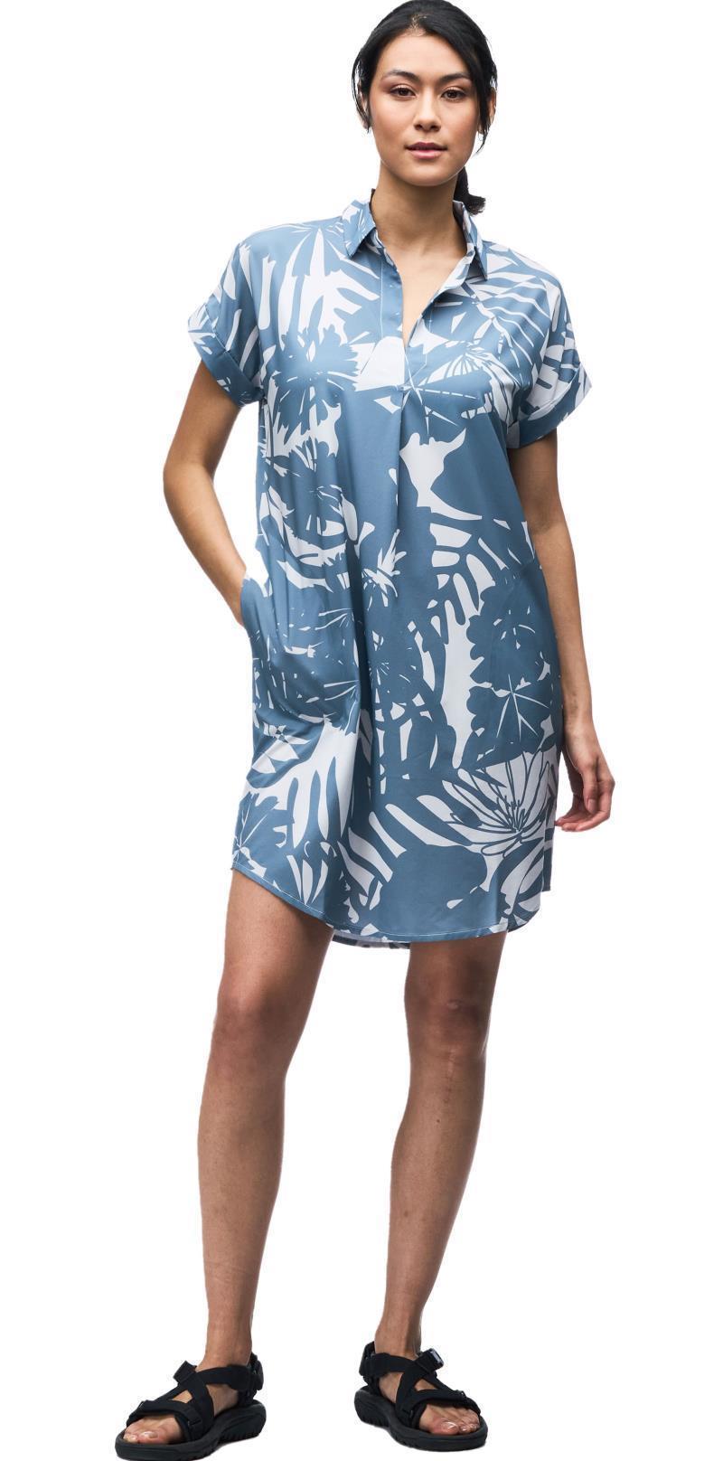Frivol Dress - Pond Botanical Print 1