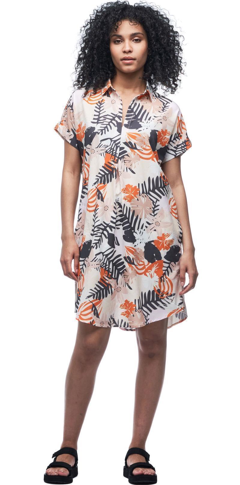 Frivol Dress - clementine botanical print 1