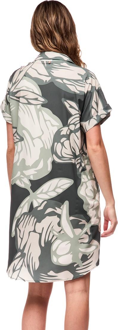 Frivol Dress - nephrite piwonia print 1