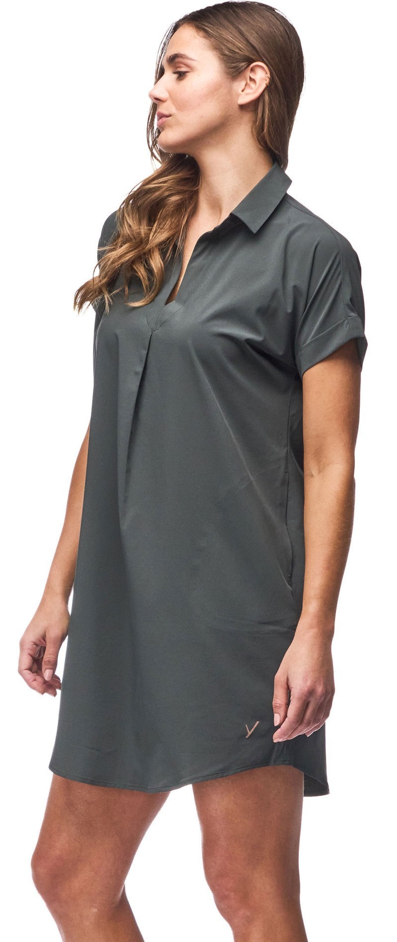Frivol Dress - pine 1