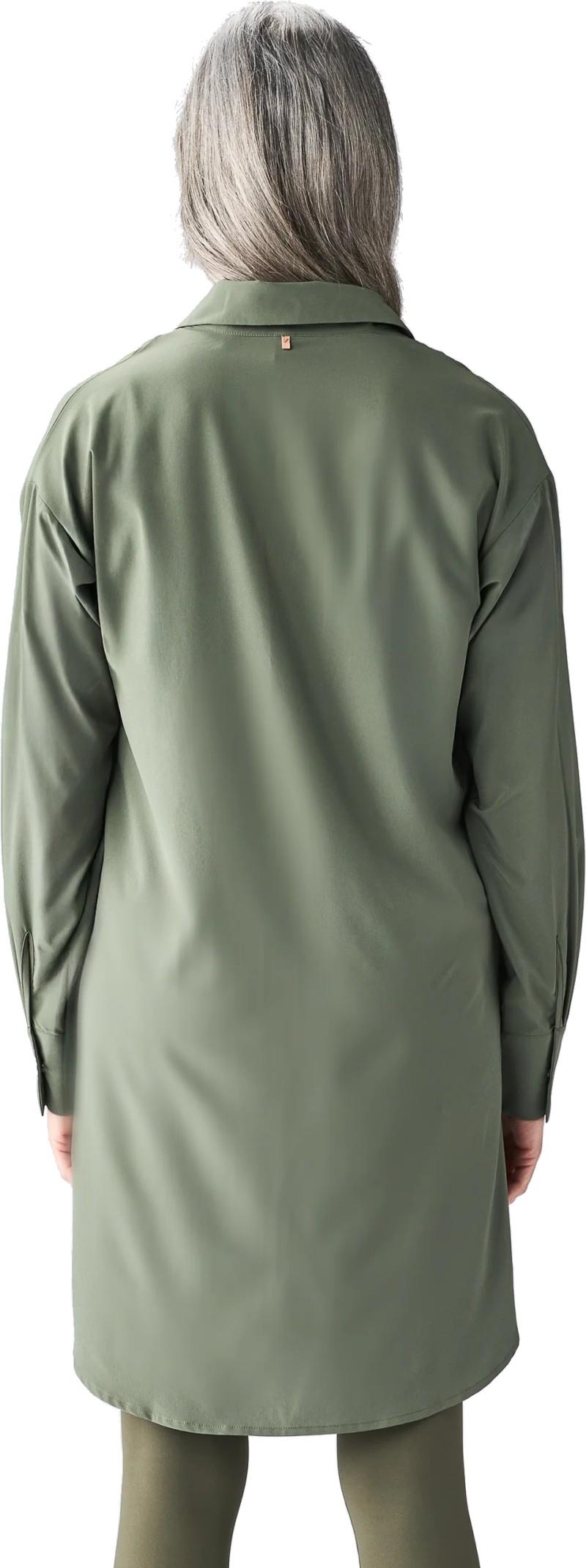 Frivol LS Dress II - Womens - deep moss 1