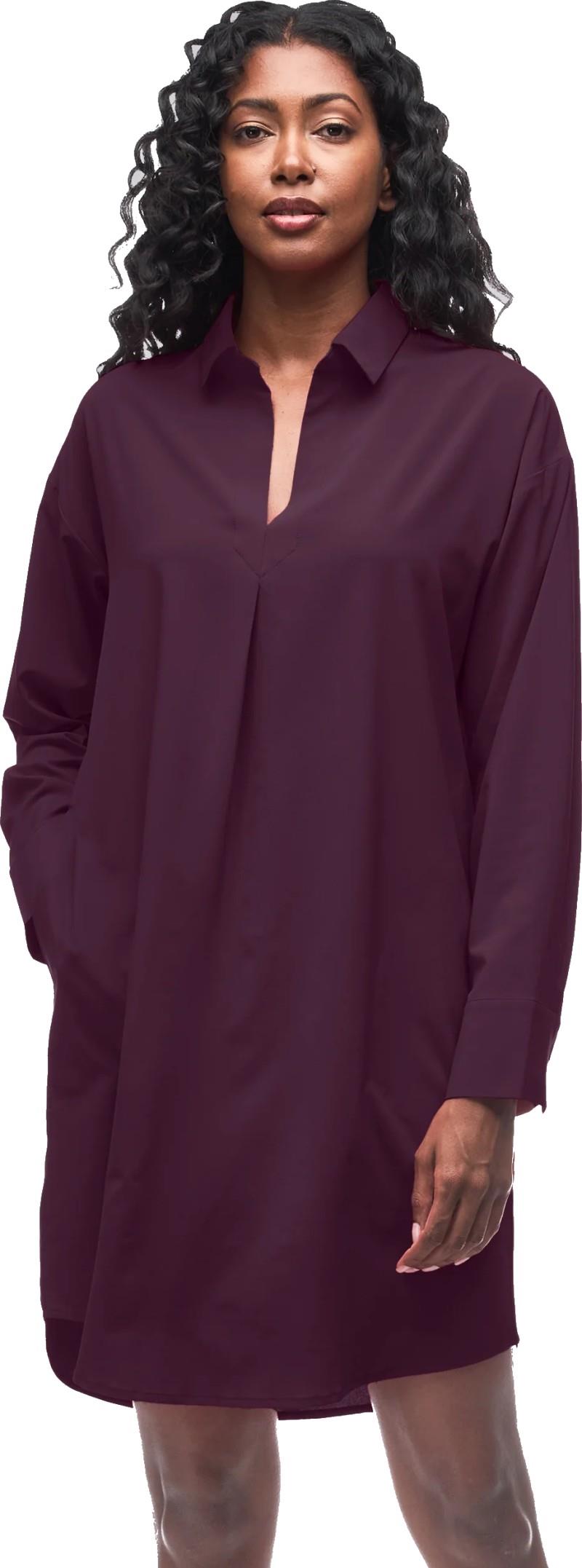 Frivol LS Dress II - Womens - elderberry 1