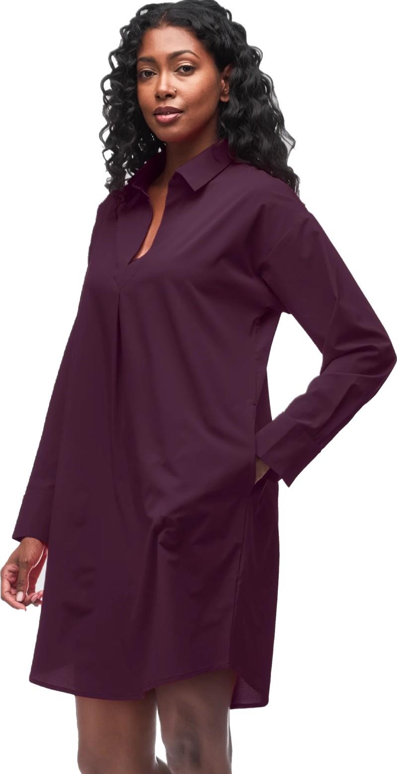 Frivol LS Dress II - Womens - elderberry 1