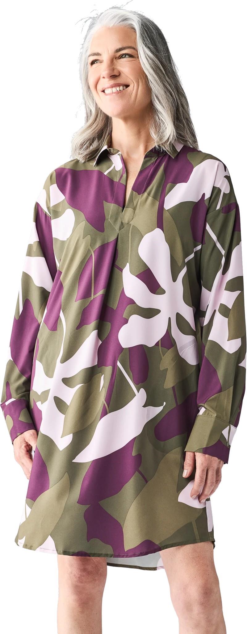 Frivol LS Dress II - Womens - verdale oasis print 1