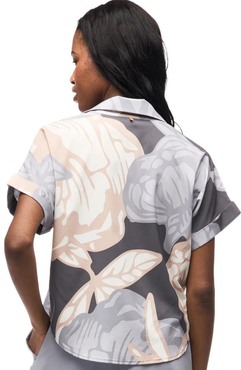 Frivol Shirt Top - Womens - boreal piwonia print 1